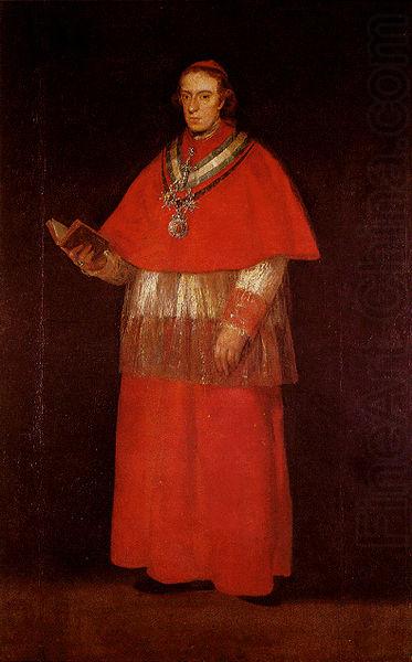 Francisco de Goya Portrait of Cardinal Luis Marea de Borben y Vallabriga china oil painting image